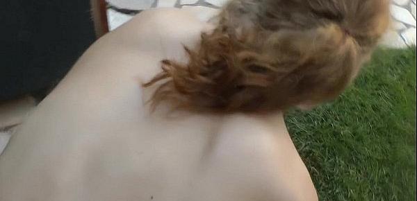  real anal sex with hot blonde in public outdoor